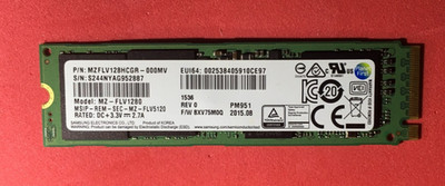 Samsung MZ-FLV1280 128GB PM951 SSD Solid State Drive