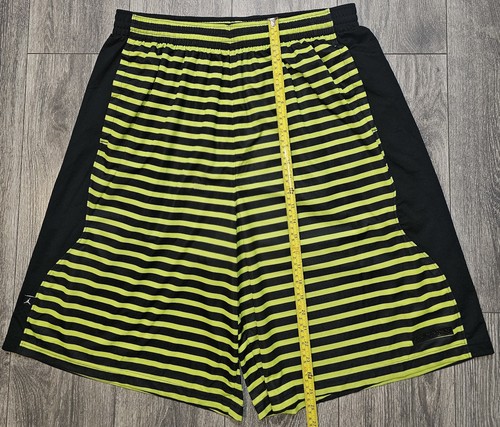 Jordan AJ X Pallacanestro Pantaloncino Nero/Verde Vivo 604774 012 Uomo Taglia 2XL - Foto 9 di 11