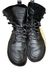 VIVO BAREFOOT MENS LACE UP BOOTS BLACK SIZE 47