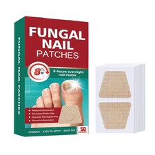 50pcs/box Fungal Nail Care Patches, 8H Overnight Toenail Repair Care Patches