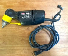 Sioux 1/2" Electric Right Angle Drill With Attachments Double Insulated