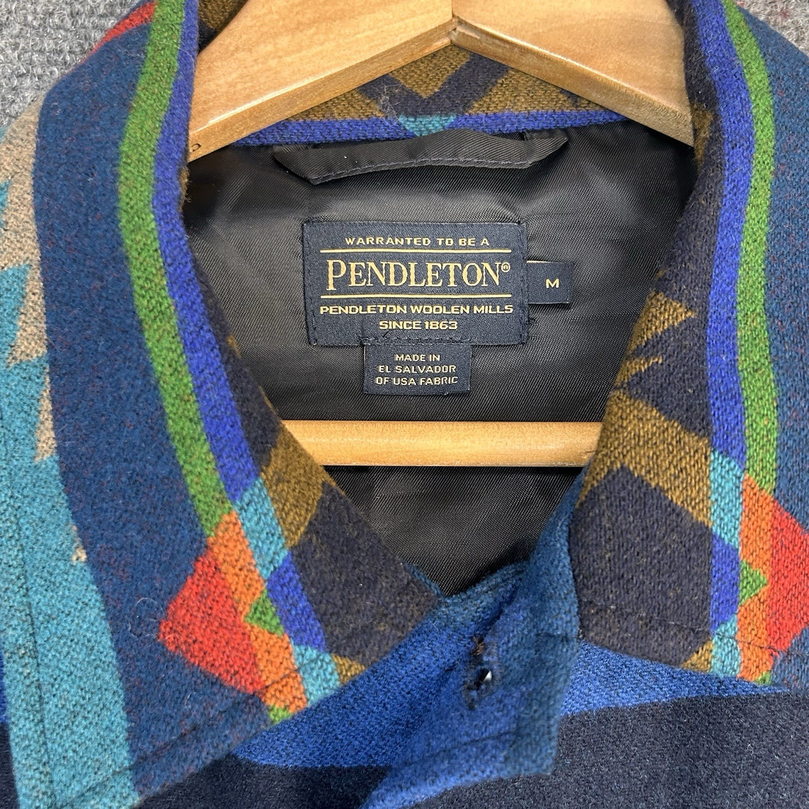 Pendleton Jacket Mens Medium Shacket Shirt Lahain… - image 5