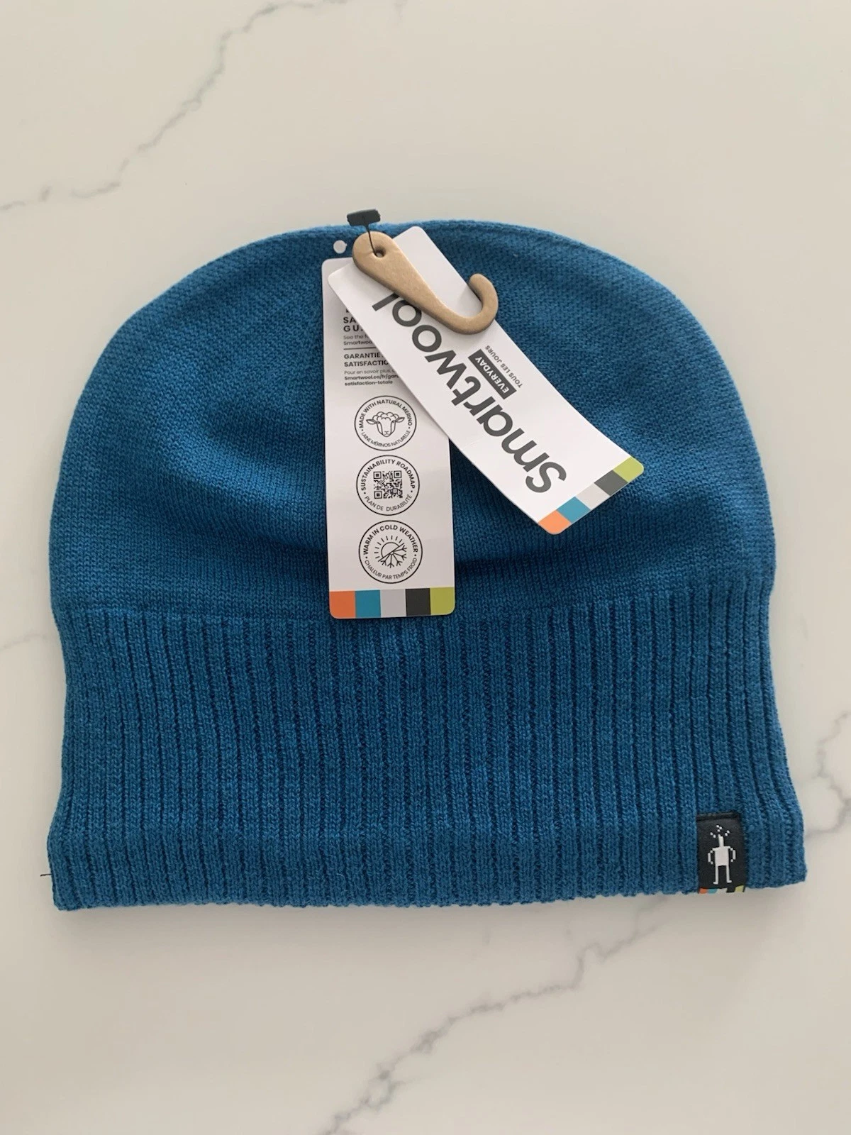 SmartWool Fleece-Lined Beanie Naval Blue NWT