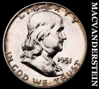 1951 Franklin Half Dollar- Choice Gem Proof Luster No Reserve #i8259