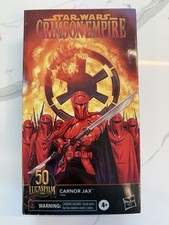 Star Wars Black Series Lucasfilm 50th Anniversary Carnor Jax 6  Figure Sealed