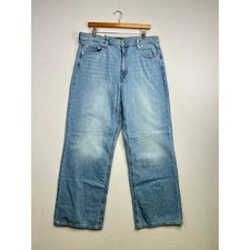 Aeropostale Womens High Rise Wide Leg Jeans Medium Wash Size 14