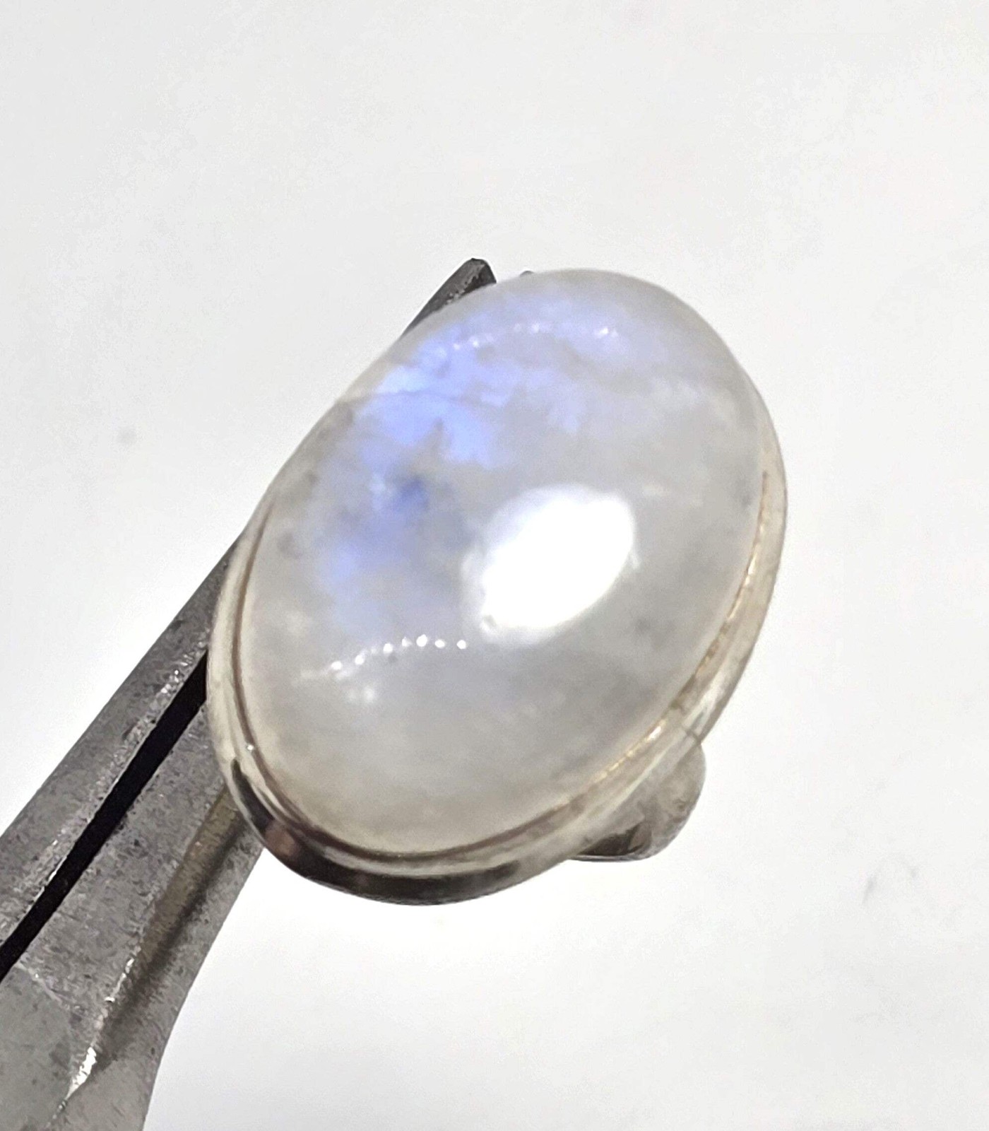 Blue Moonstone large open work solid sterling sil… - image 2