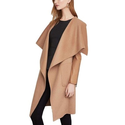 BCBGMAXAZRIA Women's Draped Front Wool Coat on Sale $99 LIMITED TIME ONLY