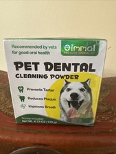 Immal Teeth Cleaning Powder for Dogs Plaque Tartar Remover 4.23oz 120g