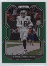 2020 Panini Prizm Green Prizm Tyrell Williams #133 1e19
