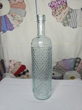 Textured Glass Bottle