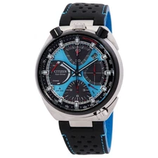 Citizen Promaster Tsuno Alarm Chronograph Blue Dial Watch AV0106-01L