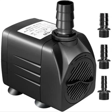 GROWNEER 550GPH Submersible Pump 30W Ultra Quiet Fountain Water Pump, 2000L/H