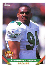 TOPPS Leonard Renfro RC EAGLES Colorado BUFFALOES CU-BUFFS
