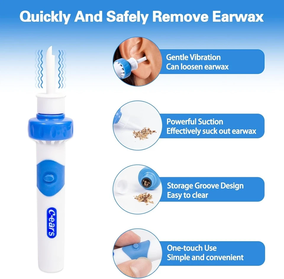 Oroclear -Ohr -Wachs -Trottel, Podomax Oroclear Ohrwachsreiniger, Entfernersaugu - Bild 3 von 4