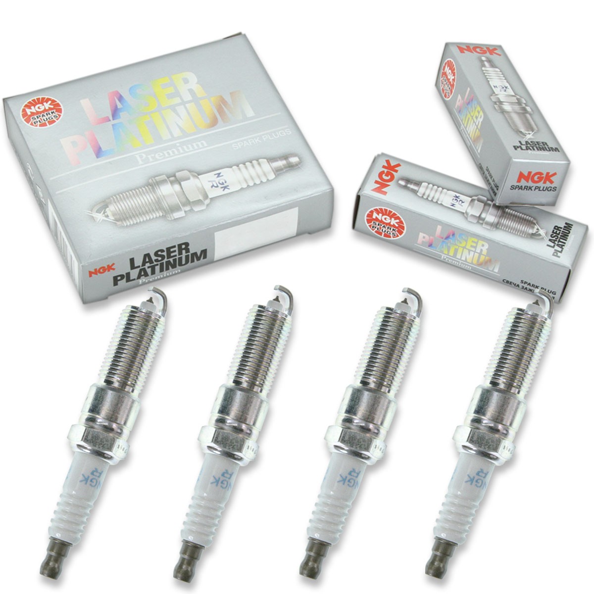 4 pcs NGK Laser Platinum Spark Plugs for 2002-2005 Jeep Liberty 2.4L L4 - ho