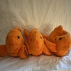 Ty Beanie Babies Goldie Orange Fish Plush Lot of 3 1994 Vintage