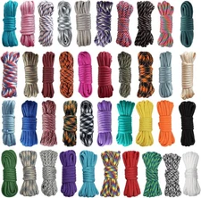 40 Colors 10 Feet Paracord Cord Multifunction Paracord Ropes 550Lb Survival Para