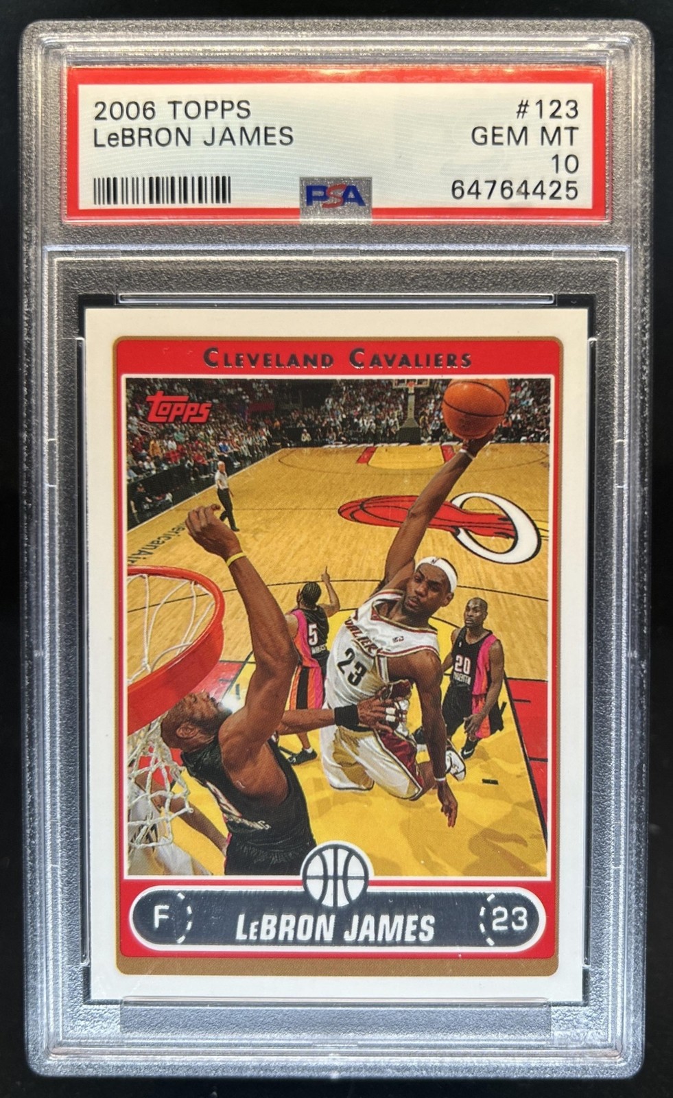 2006-07 Topps LeBron James #123 Cavaliers PSA 10 GEM MINT