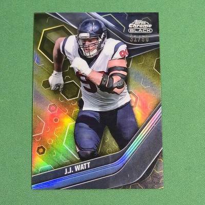 2023 Topps Composite Football J.J. Watt Chrome Black Gold #31/50 Houston Texans