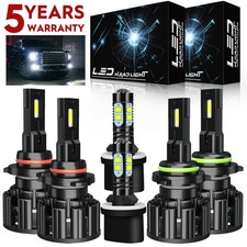 For Chevy Silverado 1999-2002 Tahoe 2000-2006 6x Led Headlights Lights Bulbs F15