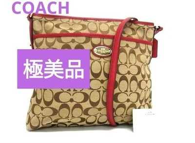 COACH F36378 Signature Canvas Leather 31a