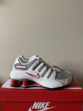 Nike Shox NZ White Metallic Silver 378341-104 Men s Size 7