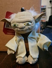 YODA Star Wars Plush Toy Key Chain Coin Clip On 7”. New Tags 