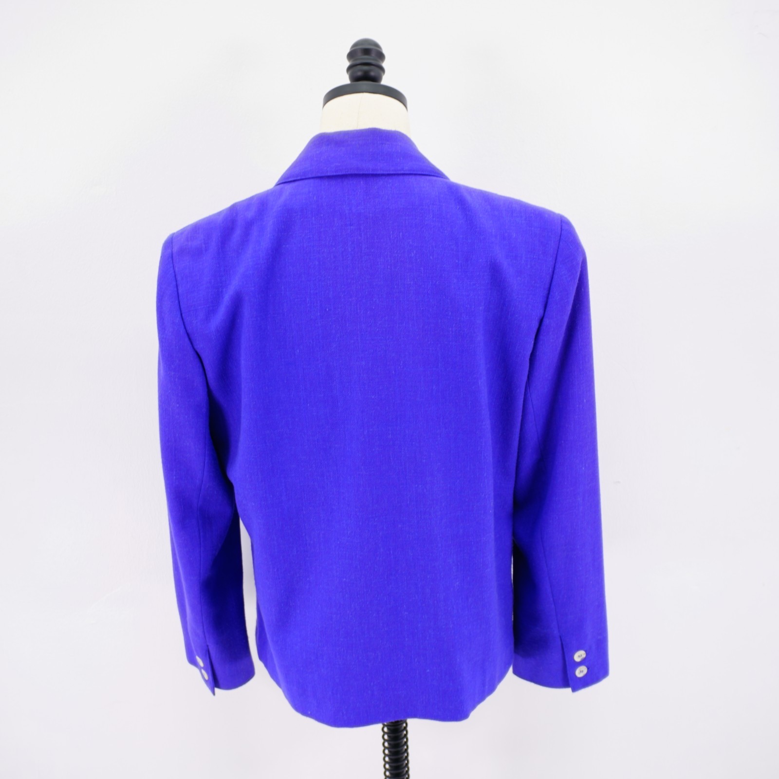 Patchington Purple Polyester Linen Basketweave 2 … - image 5