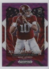 2021 Panini Prizm Draft Picks All-American Purple Wave Prizm Mac Jones #183 ix8