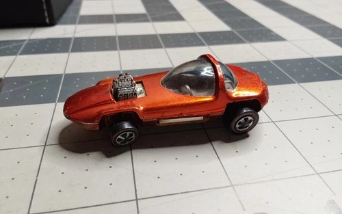 Hot Wheels Redlines Orange Silhouette USA