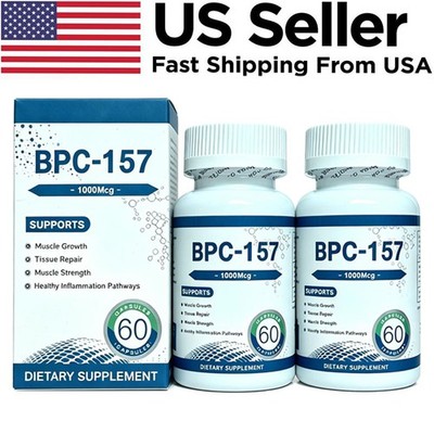 2 bottles B-157 1000mcg 60 Capsules - Accelerate Muscle Tissue Repair