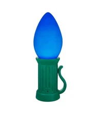 3 ft. Battery Operated LED Jumbo BLUE Bulb Holiday Yard Decor Home Accents 🎅