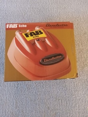 Nice Danelectro D-4 Fab Echo Guitar Pedal With Storage Bag