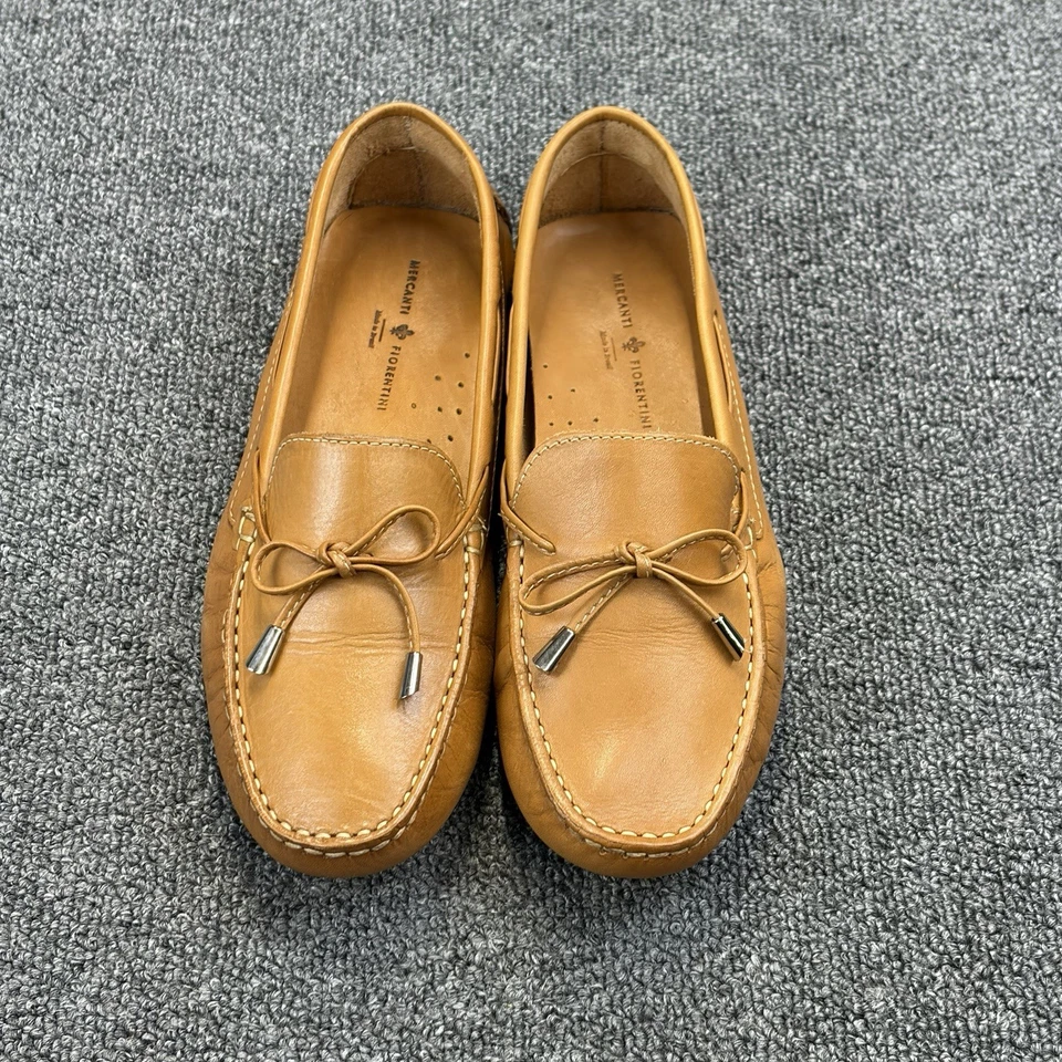 Mocasines Mercanti Fiorentini Talla 8 B Moc Puntera Zapatos para Conducir Mocasines Corbata Brasil Foto 3 de 4