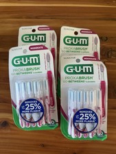 Sunstar GUM Proxabrush Go-Betweens Cleaners  Moderate  4 X 10 Count Each