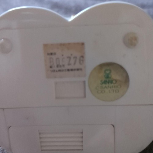 SANRIO Showa retrò vintage raro orologio da tavolo Hello Kitty Japan Tiny... - Foto 6 di 6