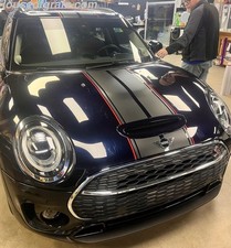 2 Color Rally Stripes Fit Any Year Mini Cooper Clubman With Sunroof 2 Color Rally Stripes Fit Any Year Mini Cooper Clubman With Sunroof