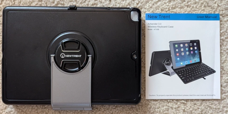 Nova Capa Teclado Sem Fio Trent NT30B Airbender 3.0 para iPad Air 1 e iPad Air 2 - Imagem 3 de 4