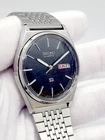 SERVICED Vintage SEIKO 1984 8123-7230 Black Dial 34mm Quartz Mens Watch