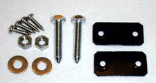 New 1965 - 1967 Ford Mustang Bucket Seat Adjusting Bolts Plates Kit Both Seats