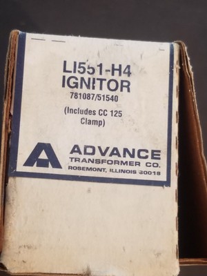 ADVANCE LAMP IGNITOR L1551H4 NEW