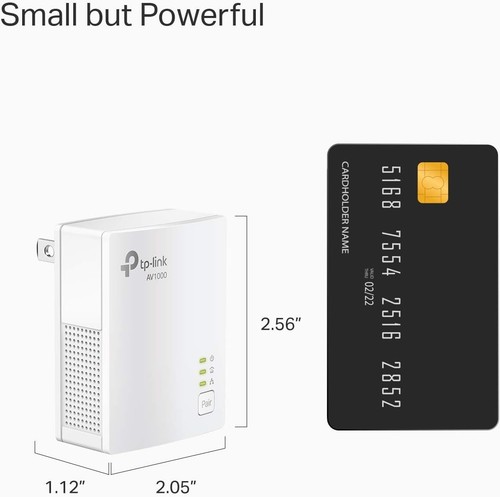 TP-Link AV1000 Powerline Ethernet Adapter Kit TL-PA7017 Gigabit Plug Play - Photo 7/7