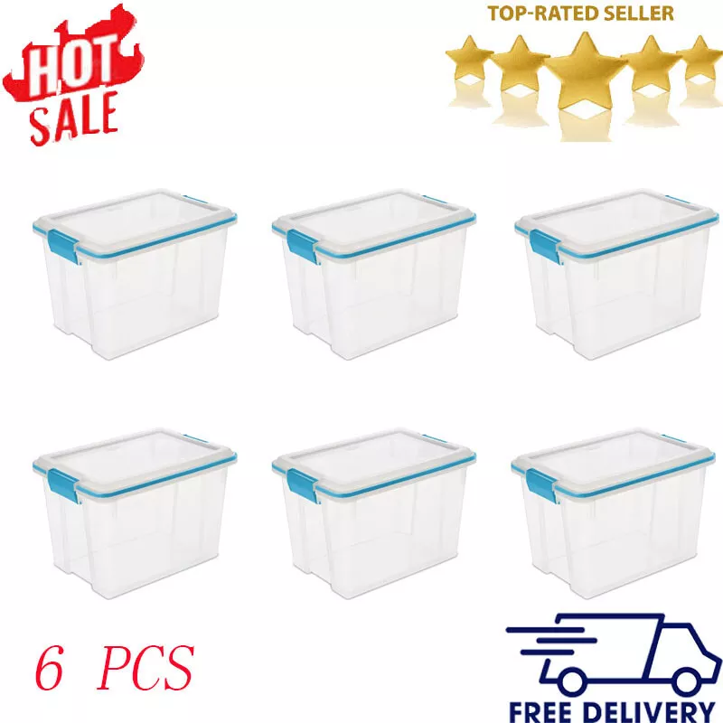 Stackable Plastic Storage Boxes - Final Sale