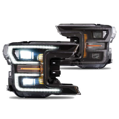 LED Projector Headlight For Ford F150 F-150 2018 2019 2020 W/ Startup Animation