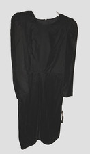 Vintage TAURUS NITES Cocktail Party Black Dress Size 4 Classic