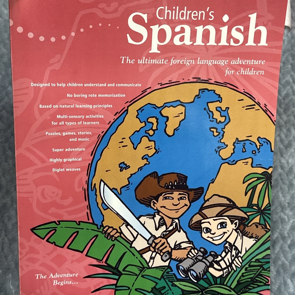 Power-Glide Children’s Spanish Set Books and Cassette Tapes Home School Kids - Image 2 of 4