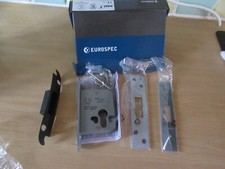 OVAL PROFILE CYLINDER DEADLOCK CASE 64mm 2.5" DEAD LOCK SATIN STAINLESS STEEL