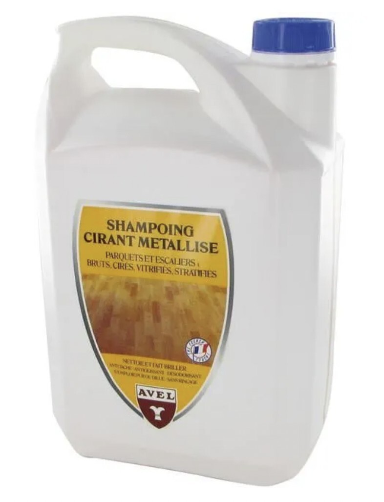 Shampoo Ceretta Metallizzato Parquet Scala Grezzo Cera Smaltato Laminato 5L Avel