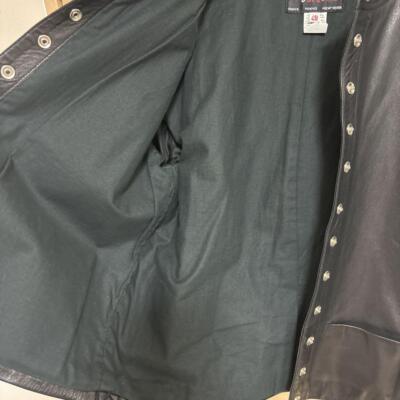 Agnes B. Leather No-Collar Jacket Cardigan agnes b. | eBay